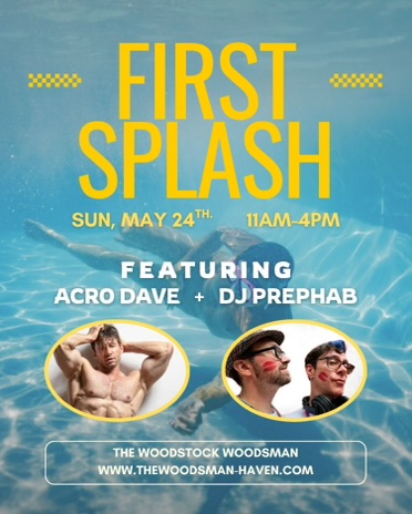 First Splash at The Woodstock Woodsman